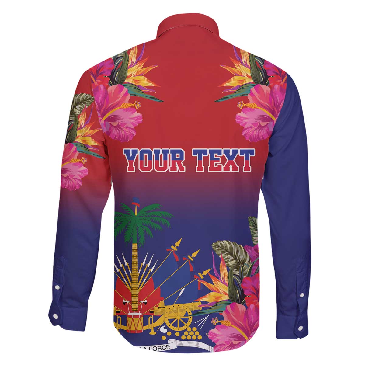 Haiti Toussaint Louverture Personalized Family Matching Off The Shoulder Long Sleeve Dress and Hawaiian Shirt Haitian Revolution 1804