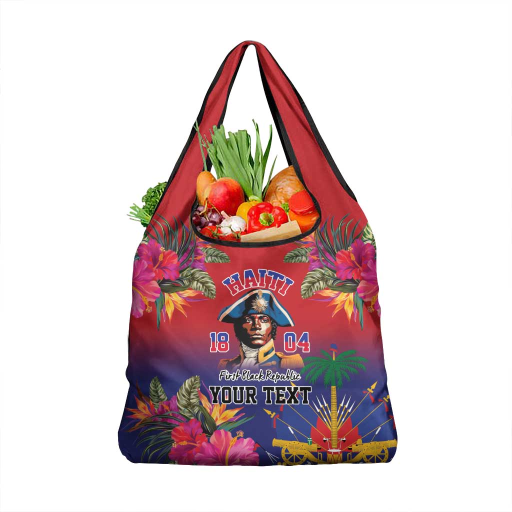 Haiti Toussaint Louverture Personalized Grocery Bag Haitian Revolution 1804