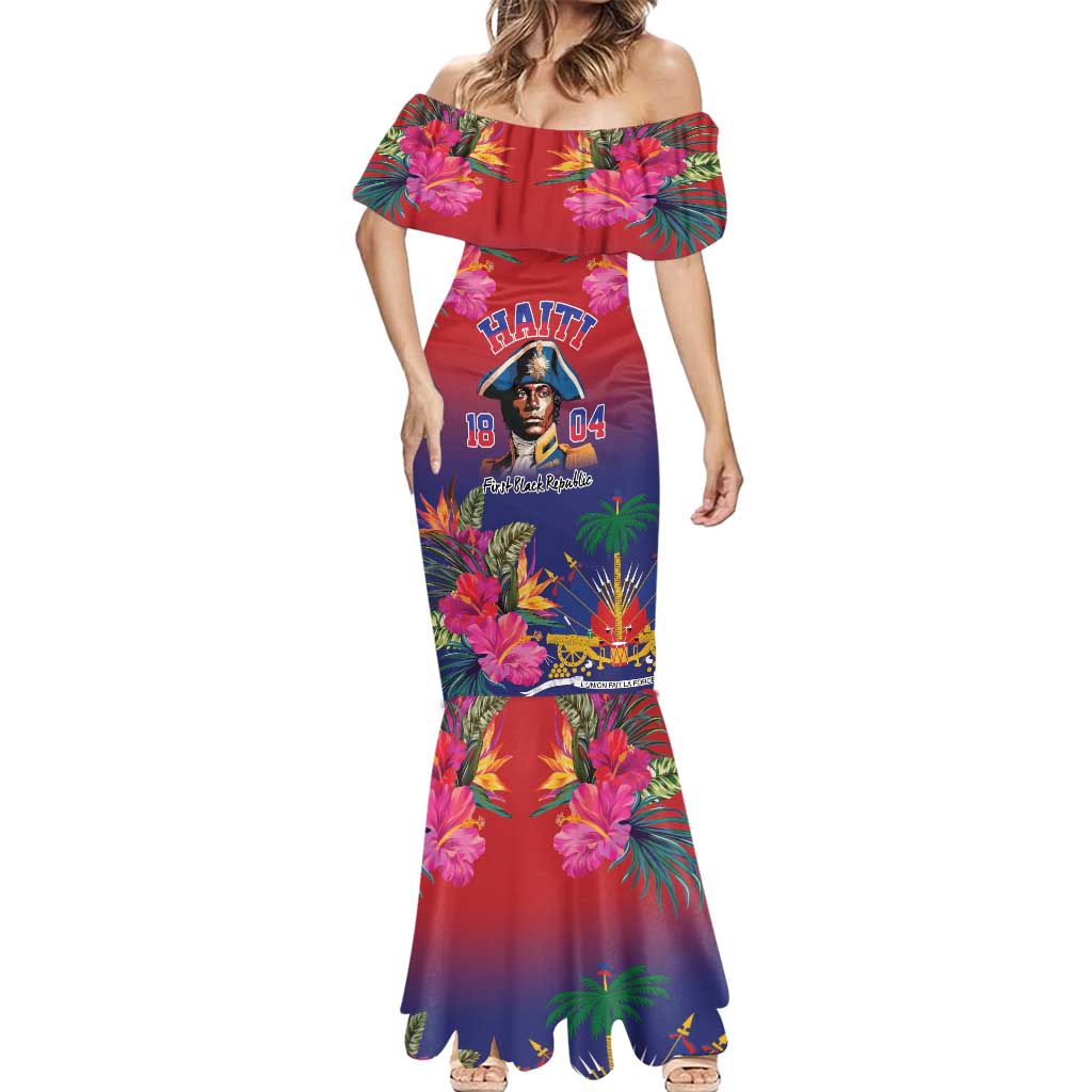 Haiti Toussaint Louverture Personalized Mermaid Dress Haitian Revolution 1804