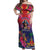 Haiti Toussaint Louverture Personalized Off Shoulder Maxi Dress Haitian Revolution 1804