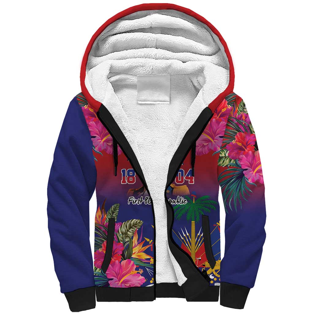 Haiti Toussaint Louverture Personalized Sherpa Hoodie Haitian Revolution 1804