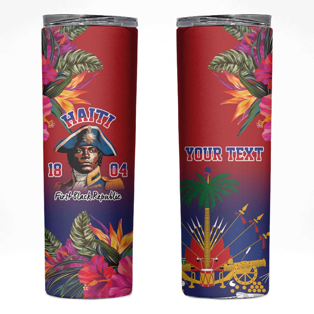 Haiti Toussaint Louverture Personalized Skinny Tumbler Haitian Revolution 1804