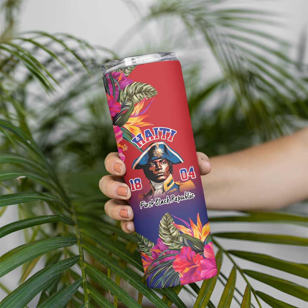 Haiti Toussaint Louverture Personalized Skinny Tumbler Haitian Revolution 1804