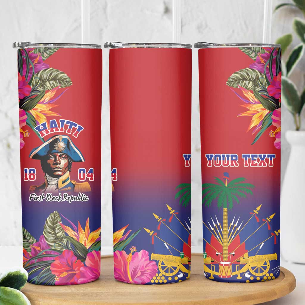 Haiti Toussaint Louverture Personalized Skinny Tumbler Haitian Revolution 1804