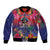Haiti Toussaint Louverture Personalized Sleeve Zip Bomber Jacket Haitian Revolution 1804