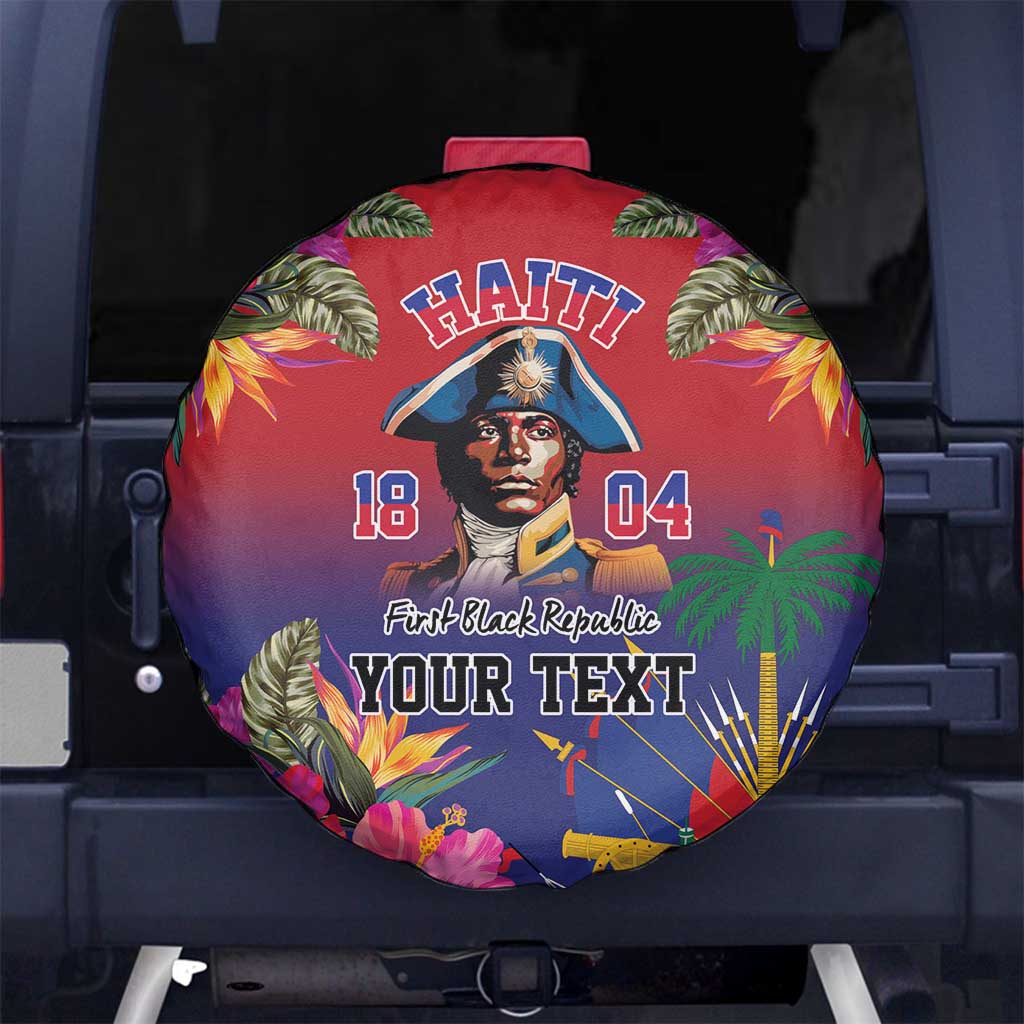 Haiti Toussaint Louverture Personalized Spare Tire Cover Haitian Revolution 1804