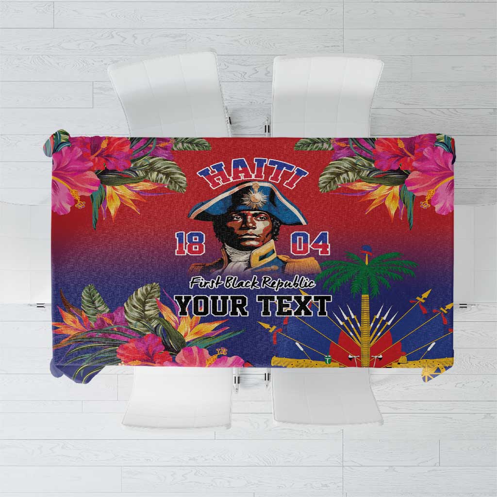 Haiti Toussaint Louverture Personalized Tablecloth Haitian Revolution 1804