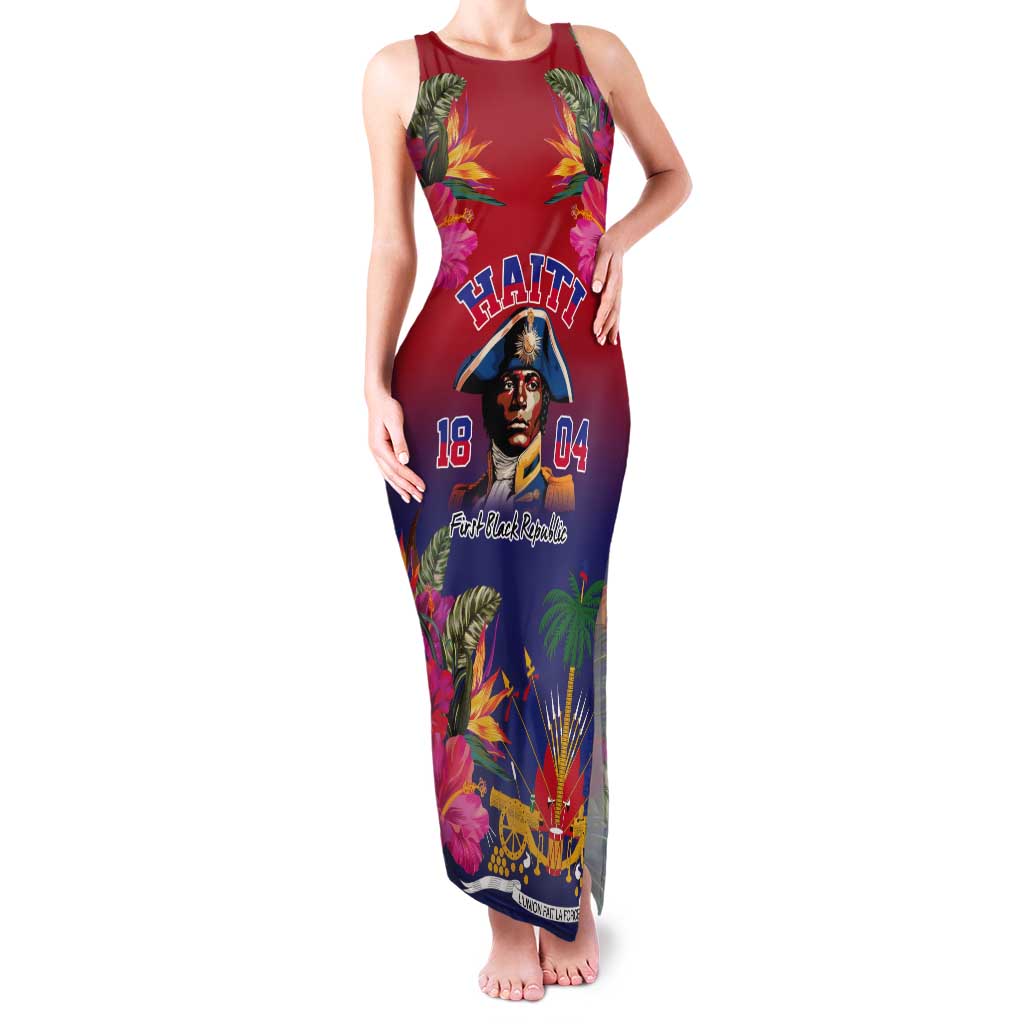 Haiti Toussaint Louverture Personalized Tank Maxi Dress Haitian Revolution 1804