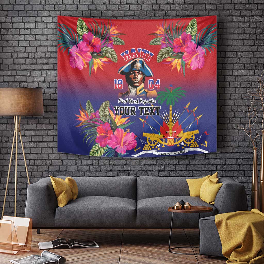 Haiti Toussaint Louverture Personalized Tapestry Haitian Revolution 1804