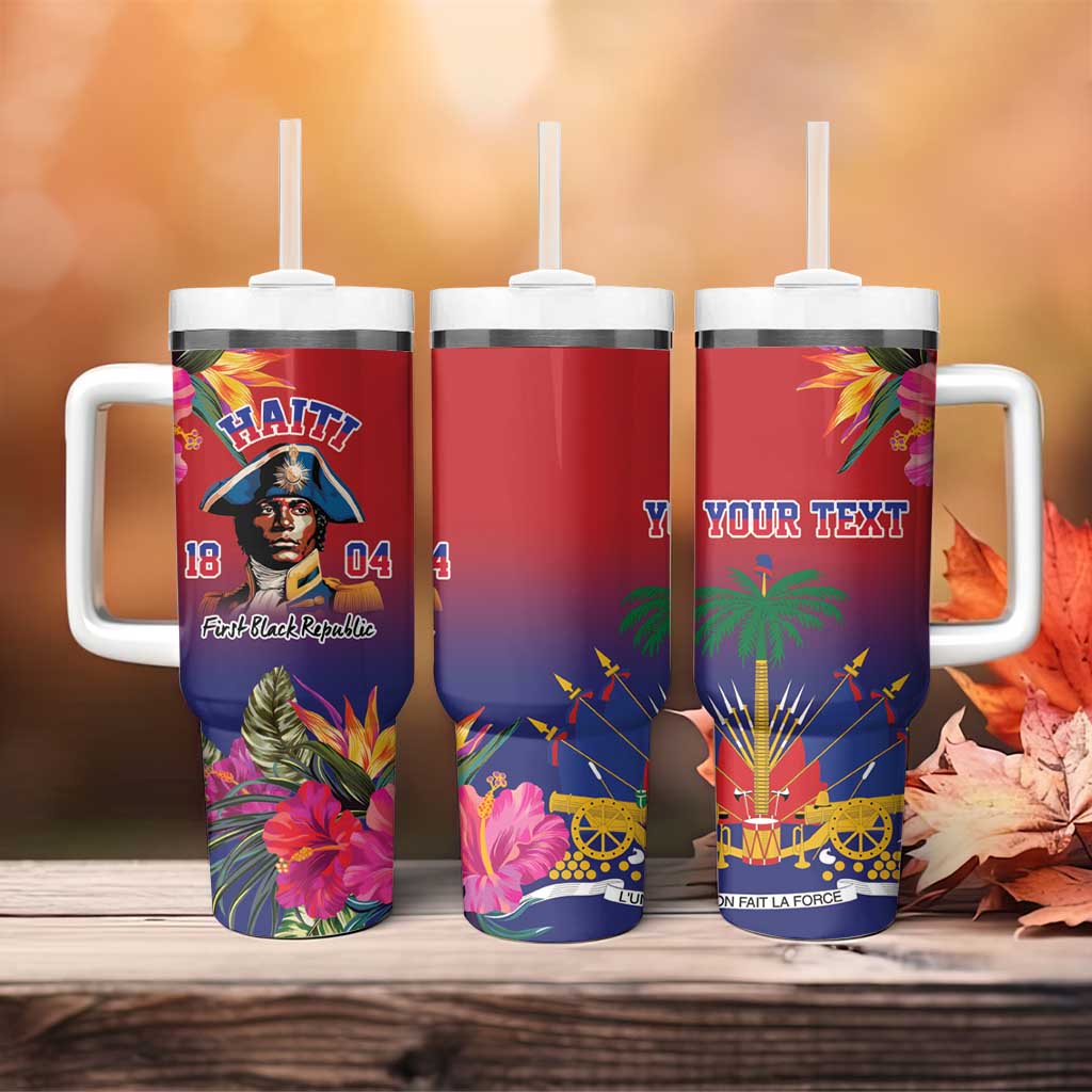 Haiti Toussaint Louverture Personalized Tumbler With Handle Haitian Revolution 1804