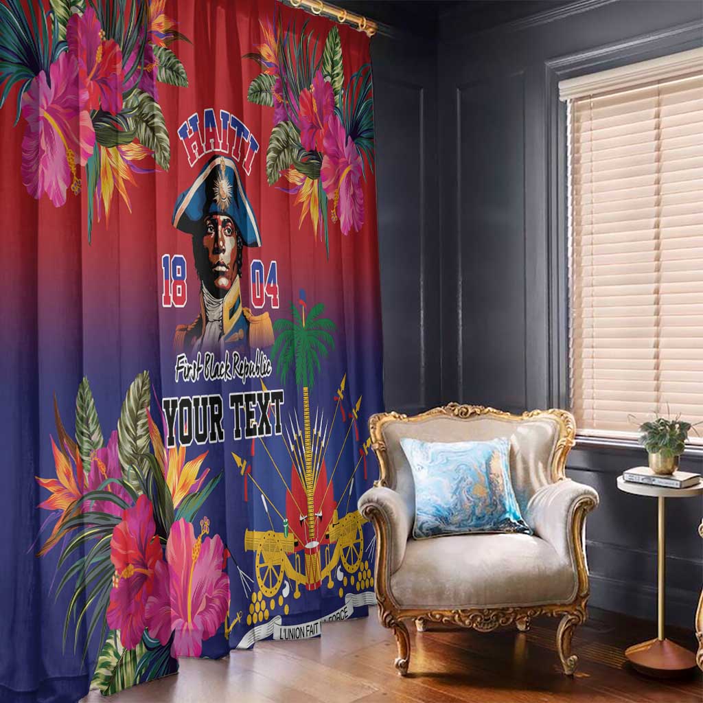 Haiti Toussaint Louverture Personalized Window Curtain Haitian Revolution 1804