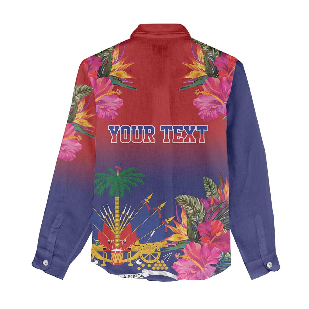 Haiti Toussaint Louverture Personalized Women Casual Shirt Haitian Revolution 1804