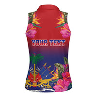 Haiti Toussaint Louverture Personalized Women Sleeveless Polo Shirt Haitian Revolution 1804