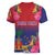 Haiti Toussaint Louverture Personalized Women V-Neck T-Shirt Haitian Revolution 1804