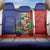 Hispaniola Personalized Back Car Seat Cover Dominican Republic Haiti Map