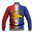 Hispaniola Personalized Baseball Jacket Dominican Republic Haiti Map