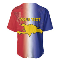 Hispaniola Personalized Baseball Jersey Dominican Republic Haiti Map