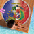 Hispaniola Personalized Beach Blanket Dominican Republic Haiti Map