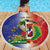 Hispaniola Personalized Beach Blanket Dominican Republic Haiti Map