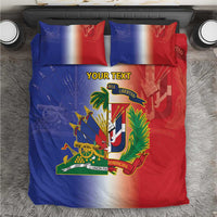 Hispaniola Personalized Bedding Set Dominican Republic Haiti Map