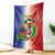 Hispaniola Personalized Blanket Dominican Republic Haiti Map