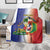 Hispaniola Personalized Blanket Dominican Republic Haiti Map