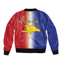 Hispaniola Personalized Bomber Jacket Dominican Republic Haiti Map