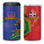 Hispaniola Personalized 4 in 1 Can Cooler Tumbler Dominican Republic Haiti Map
