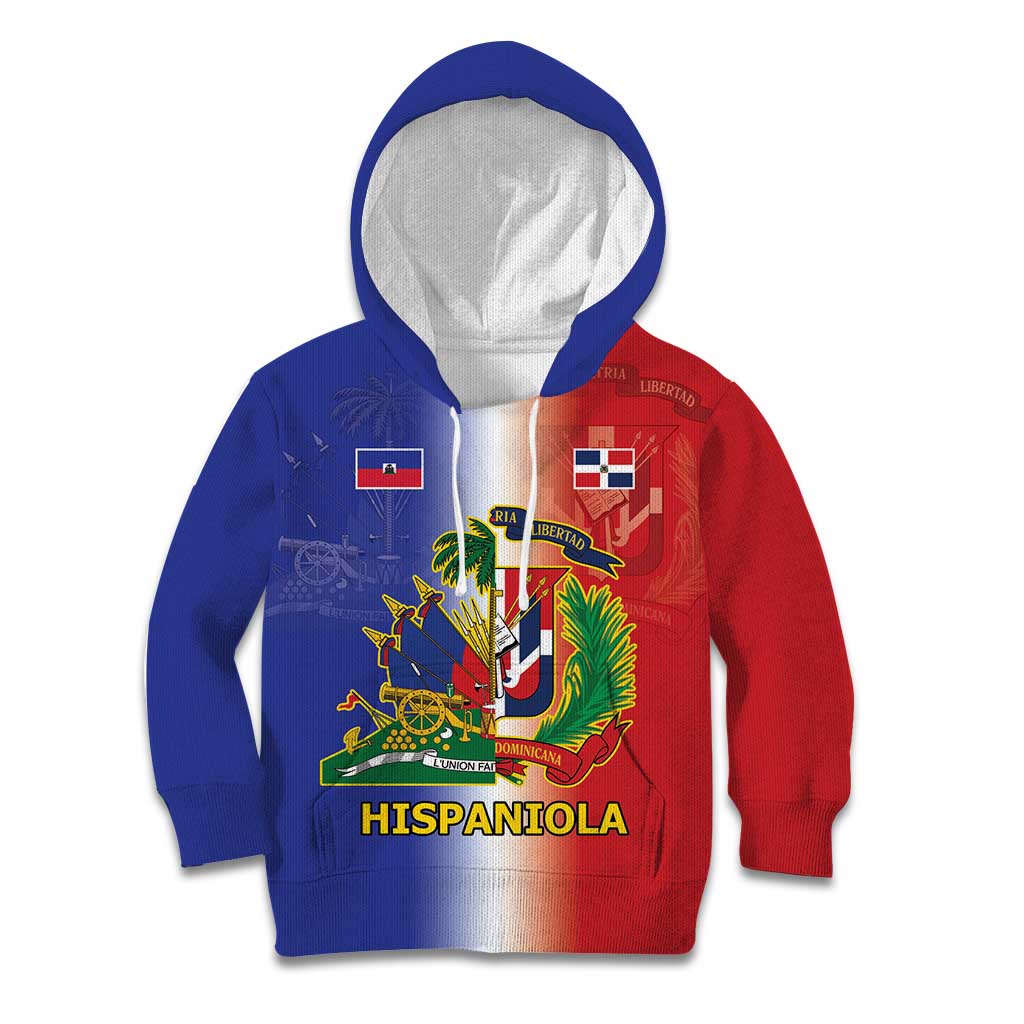 Hispaniola Personalized Kid Hoodie Dominican Republic Haiti Map