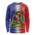 Hispaniola Personalized Long Sleeve Shirt Dominican Republic Haiti Map