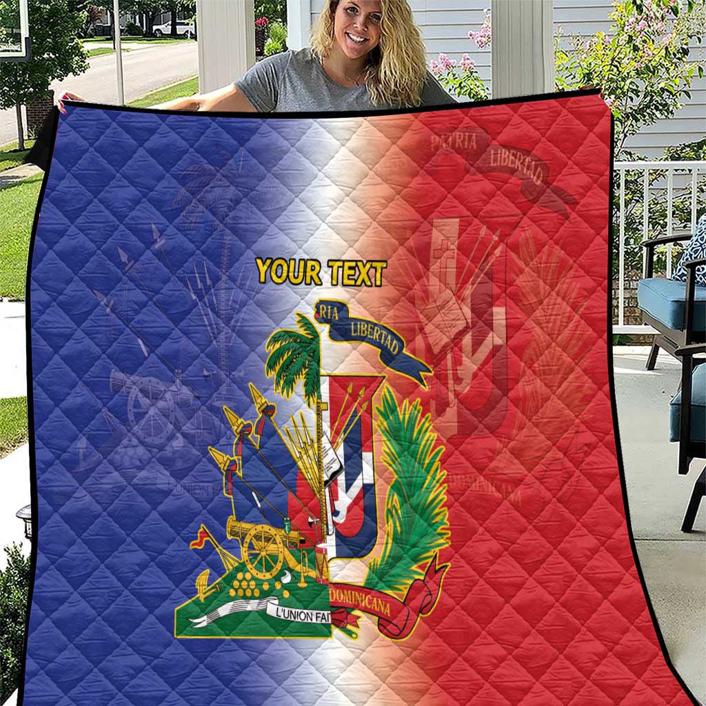 Hispaniola Personalized Quilt Dominican Republic Haiti Map