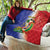 Hispaniola Personalized Quilt Dominican Republic Haiti Map