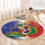 Hispaniola Personalized Round Carpet Dominican Republic Haiti Map