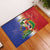 Hispaniola Personalized Rubber Doormat Dominican Republic Haiti Map