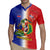 Hispaniola Personalized Rugby Jersey Dominican Republic Haiti Map
