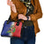 Hispaniola Personalized Shoulder Handbag Dominican Republic Haiti Map