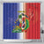 Hispaniola Personalized Shower Curtain Dominican Republic Haiti Map
