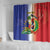 Hispaniola Personalized Shower Curtain Dominican Republic Haiti Map