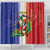 Hispaniola Personalized Shower Curtain Dominican Republic Haiti Map