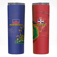 Hispaniola Personalized Skinny Tumbler Dominican Republic Haiti Map