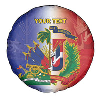 Hispaniola Personalized Spare Tire Cover Dominican Republic Haiti Map
