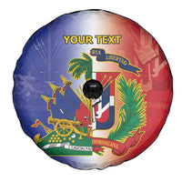 Hispaniola Personalized Spare Tire Cover Dominican Republic Haiti Map