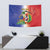 Hispaniola Personalized Tapestry Dominican Republic Haiti Map