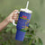 Hispaniola Personalized Tumbler With Handle Dominican Republic Haiti Map