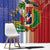 Hispaniola Personalized Window Curtain Dominican Republic Haiti Map