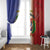 Hispaniola Personalized Window Curtain Dominican Republic Haiti Map