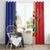 Hispaniola Personalized Window Curtain Dominican Republic Haiti Map