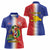 Hispaniola Personalized Women Polo Shirt Dominican Republic Haiti Map