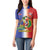 Hispaniola Personalized Women Polo Shirt Dominican Republic Haiti Map