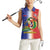 Hispaniola Personalized Women Sleeveless Polo Shirt Dominican Republic Haiti Map